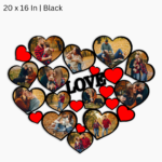 Love Heart Shape 13 Photo Frame