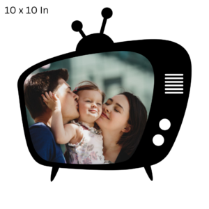 Radio Shape Single Photo Frame