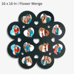 12 Flower Shape Photo Frame