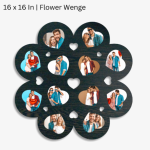 12 Flower Shape Photo Frame