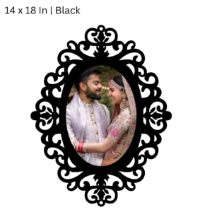 Mirror Shape Single Photo Frame