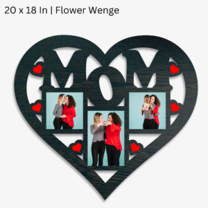 Heart Mom 3 Photo Frame