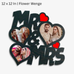 Mr & Ms 3 Heart Photo Frame