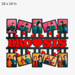 Special Bro-sis 12 Photo Frame