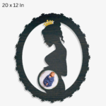 Pregnancy Round 1 Single Photo Frame