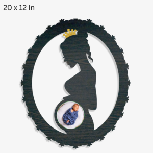 Pregnancy Round 1 Single Photo Frame