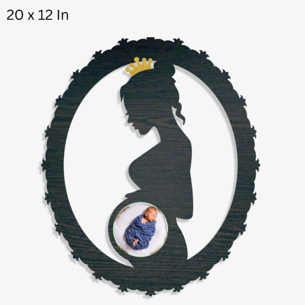 Pregnancy Round 1 Single Photo Frame
