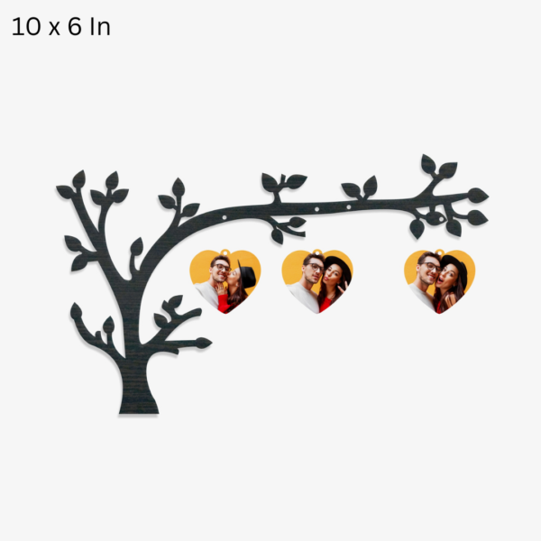 3 Heart Tree Photo Frame