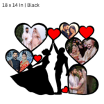 Love Heart Cutout 5 Photo Frame