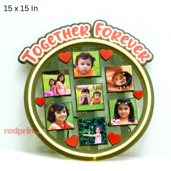 Together Forever MDF Wall Hanging Photo Frame
