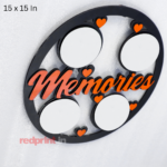 Memories 2 MDF Wall Hanging Photo Frame