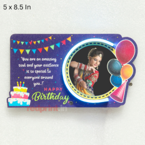 Happy Birthday Sublimation LED Neon Frame