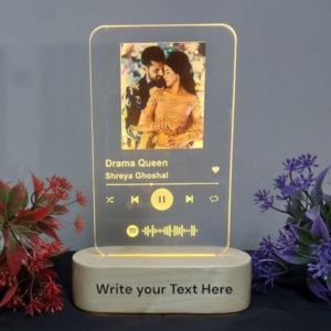 Led 3D Engraving Music Player 2 Stand Frame