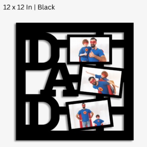 Dad 3 Photo Frame