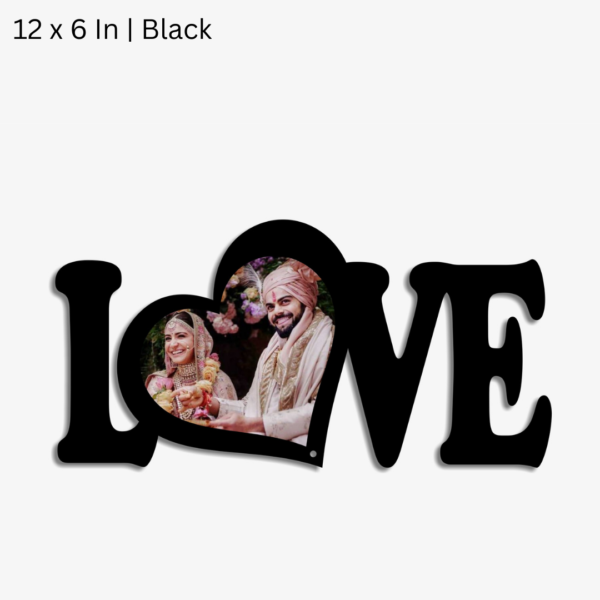 Love Heart Shape Single Photo Frame