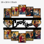 Love You 12 Photo Frame