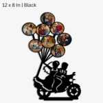 8 Photos Bike Cutout Photo Frame