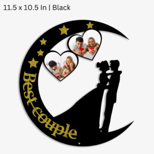 Best Couple Moon 2 Photo Frame