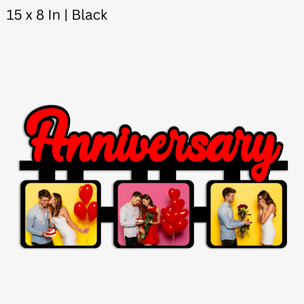 Anniversary 3 Photo Frame