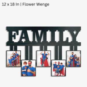 Family 5 Photos hanging Photo Frame