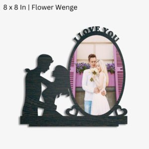 Couple I love You Mirror Photo Frame