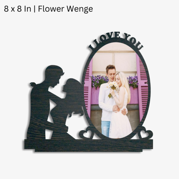 Couple I love You Mirror Photo Frame