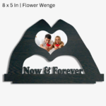 Now & Forever Heart Shape Photo Frame