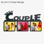 Best Couple 3 Photo Frame