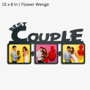 Best Couple 3 Photo Frame